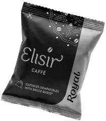 Elisir Caffè Miscela Royal, capsule compatibili Dolce Gusto