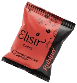 Elisir Caffè Miscela Rubino, capsule compatibili Nespresso