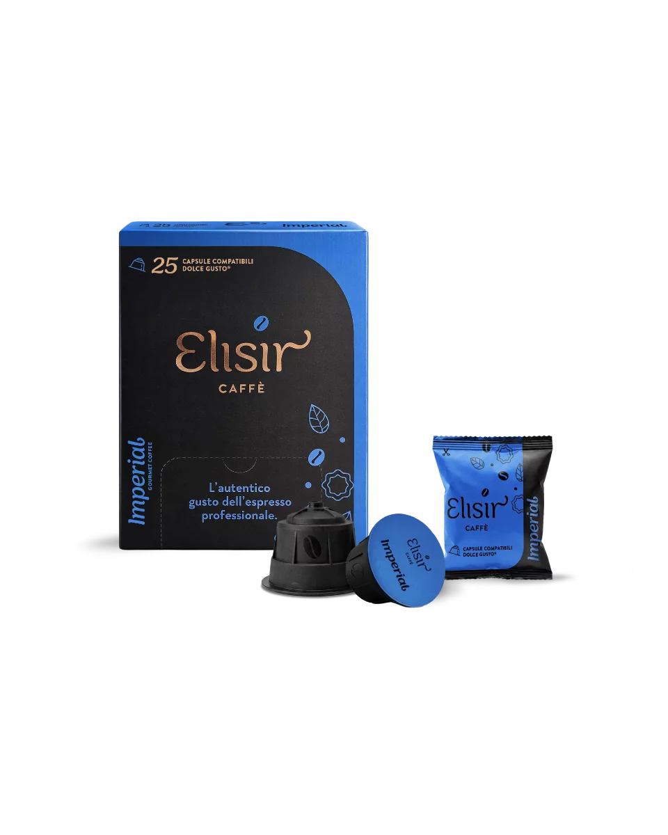 Elisir Caffè Miscela Imperial, capsule compatibili Dolce Gusto