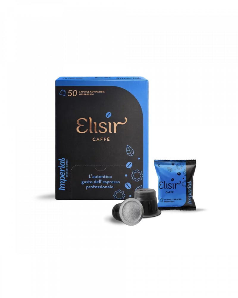 Elisir Caffè Miscela Imperial, capsule compatibili Nespresso