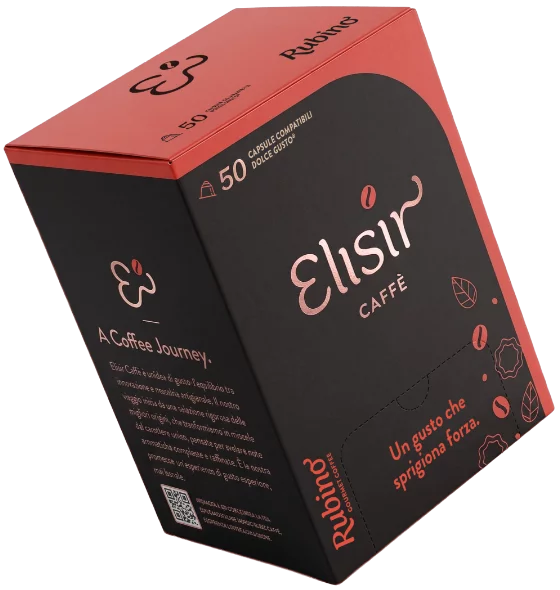 Elisir Caffè Miscela Rubino, capsule compatibili Dolce Gusto