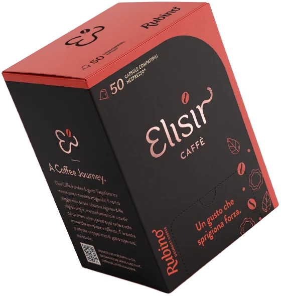 Elisir Caffè Miscela Rubino, capsule compatibili Nespresso