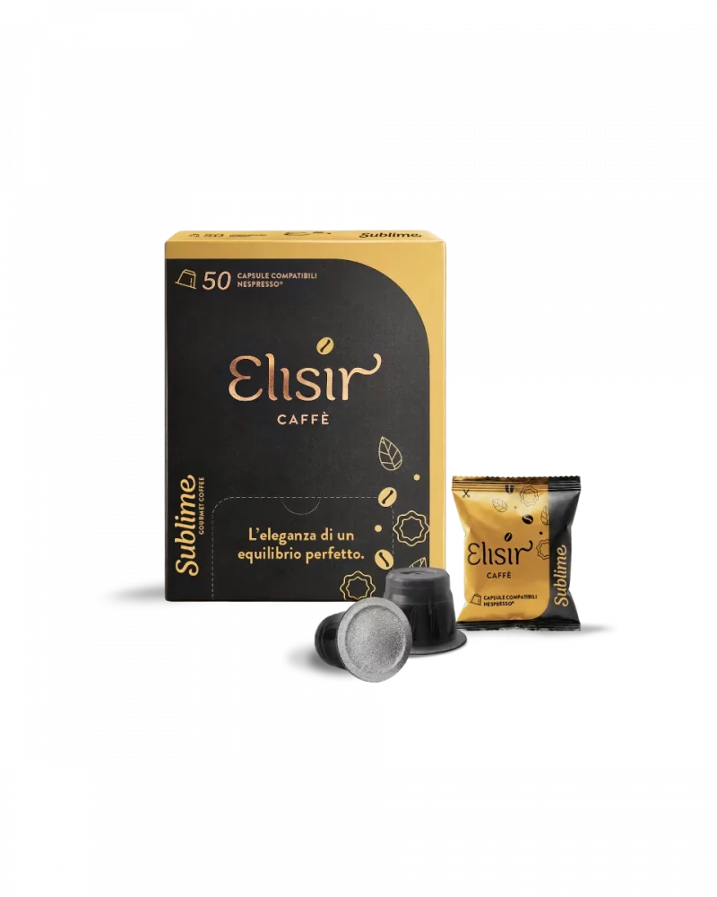 Elisir Caffè Miscela Sublime, capsule compatibili Nespresso